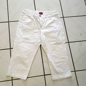 Like new "Verona" white Capri pants